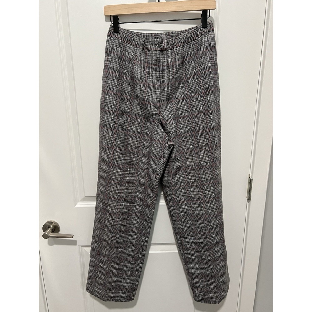 Vintage Pendleton Women's Plaid 100% Virgin Wool Pants Size 12 Movie Apparel